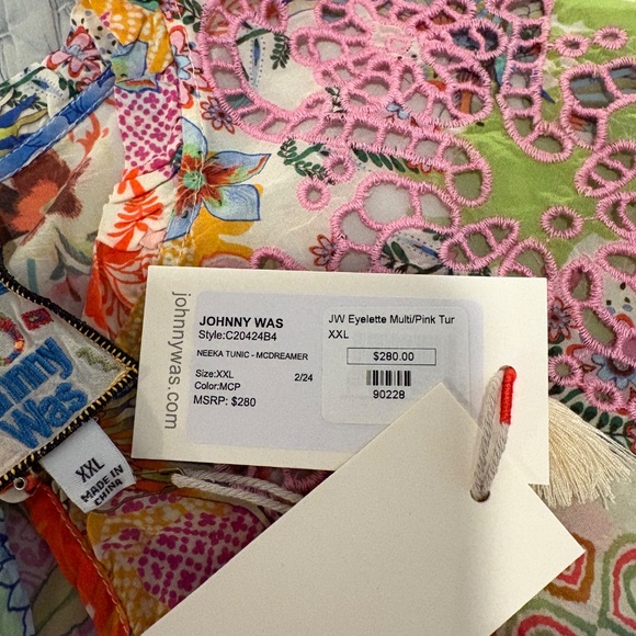 Johnny Was NEEKA TUNIC, XXL - Picture 8 of 10